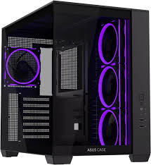 ASUS A32 PLUS Black ATX Computer Case, 4x Pre-Installed aRGB Fans