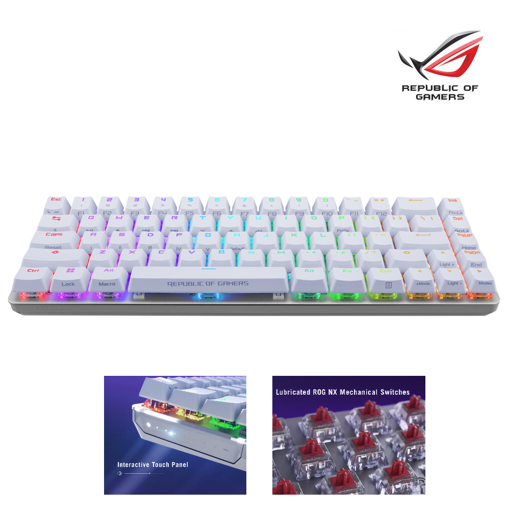 ASUS ROG Falchion Ace Gaming Keyboard - White (M602)