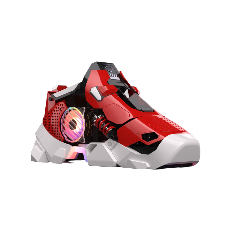 Cooler Master Sneaker X Mini-ITX Case, MF120 Halo Pre-Installed Fan, Flux 360 Special Edition Pre-Installed Radiator, SFX 850W Gold Pre-Installed PSU, 2.5" SSD, Red | ABK-SXNN-S38L3-R1