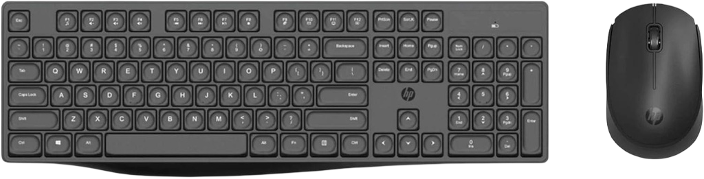 HP COMBO KEYBOARD AND MOUSE WIRELESS 2.4 GHZ Black - CS10