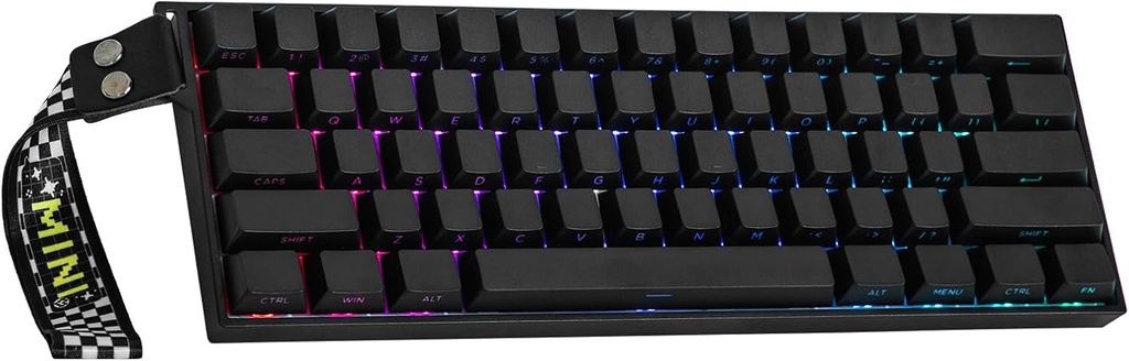 AULA MINI60HE PRO Wireless Gaming Keyboard - Stormrise Magnetic (Black Side-engraved keycaps) 6 948391 203959