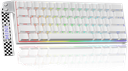 AULA MINI60HE PRO Wireless Mechanical Gaming Keyboard - Mistcloud Magnetic ( White Side-engraved keycaps )