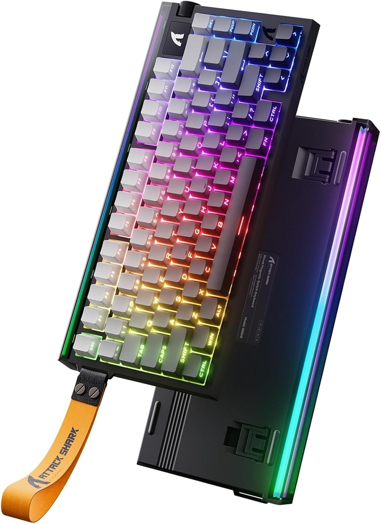 ATTACK SHARK R85HE WIRED KEYBOARD MAGNETIC SWITCH WITH CUSTOM LIGHTBOX – MOONLINGT 
