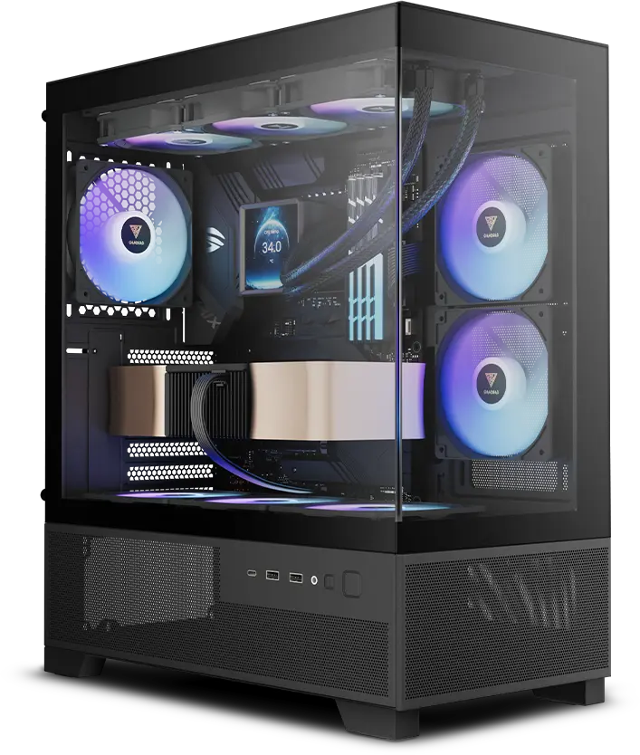 GAMDIAS AURA GC12 Mid Tower Gaming Case