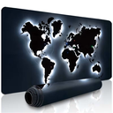 Gaming Mouse PAD 2XL World Map Design White 90x40cm (Not RGB )