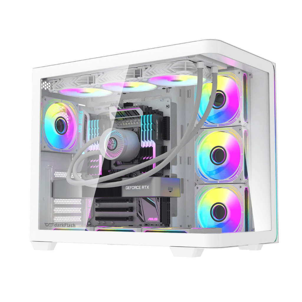 PC FULL WHITE Ultra 7 265KF & GeForce RTX 5070 GDDR7 & RAM 32GB 16X2 DDR5 