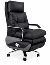 Electric Recliner Chair with Power Footrest and Rechargeable Battery for a Smart and Integrated Comfort Experience MH7338 BLACK