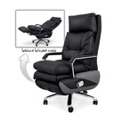 Electric Recliner Chair with Power Footrest and Rechargeable Battery for a Smart and Integrated Comfort Experience MH7338 BLACK
