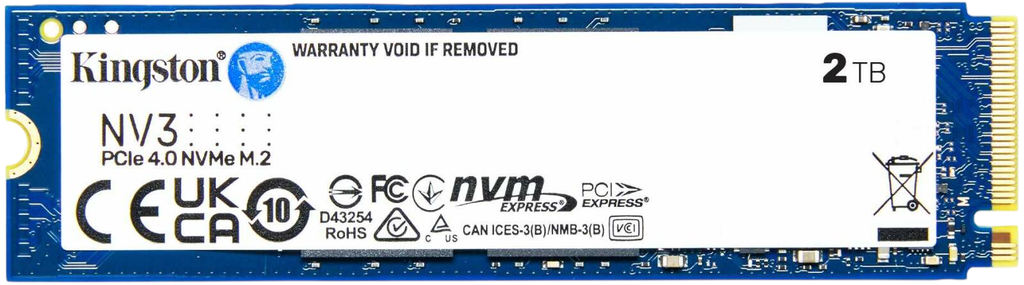 USED 2000 GB NV3 M.2 2280 PCIe 4.0 NVMe SSD