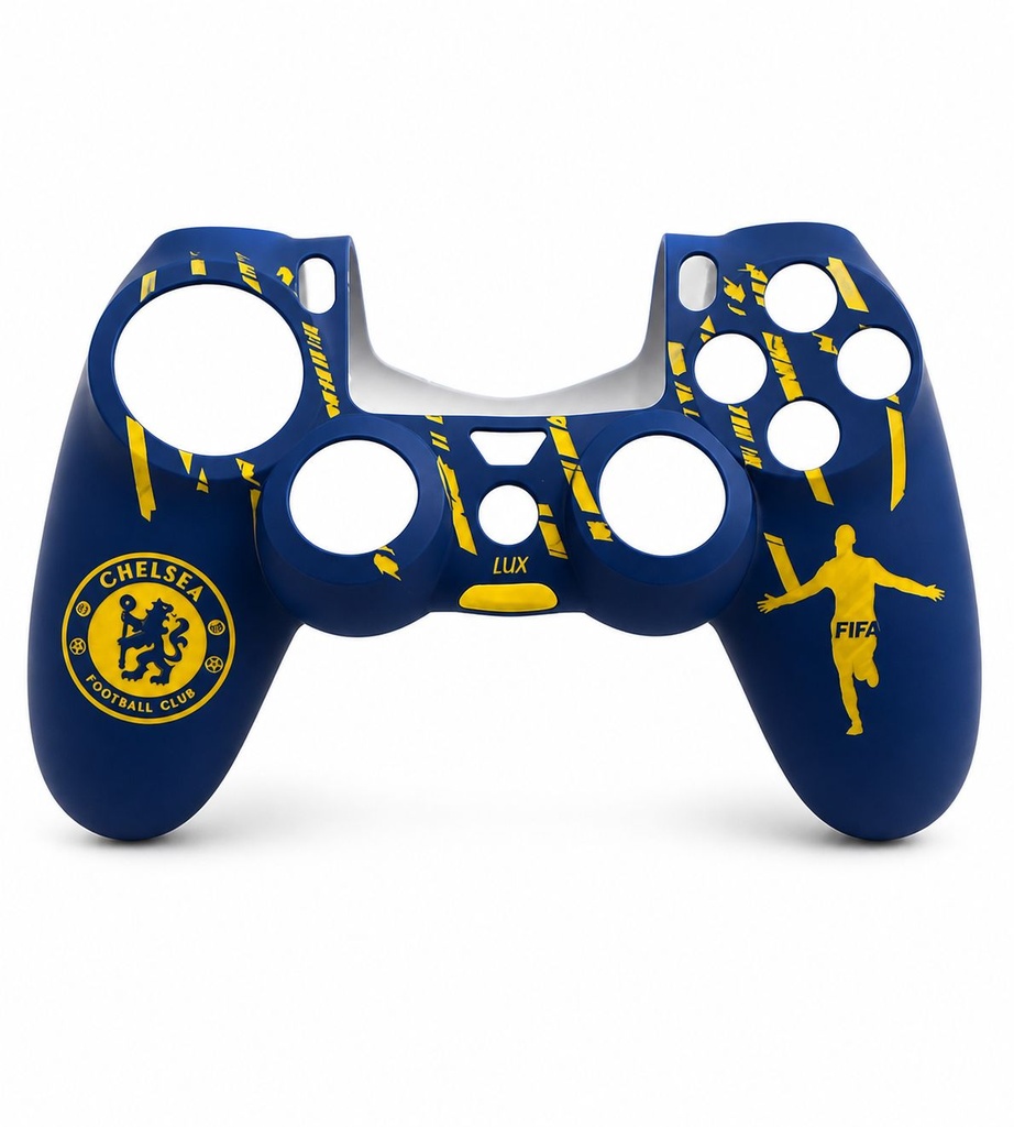 PS4 Controller Skin Football Theme Silicone Protective Skin Case Cover for PS4 CHELSEA - 
