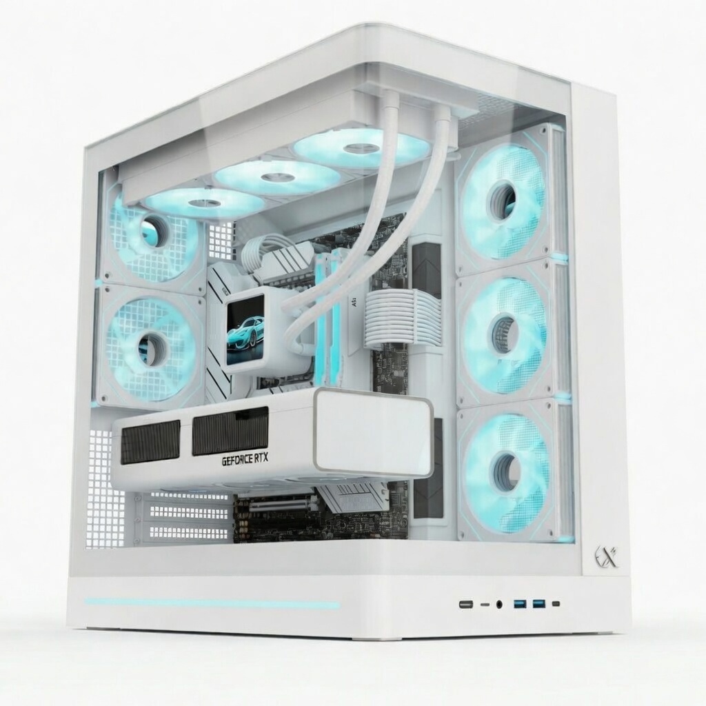 PC I9 14900KF & GeForce RTX5080 GDDR7 (FULL WHITE)