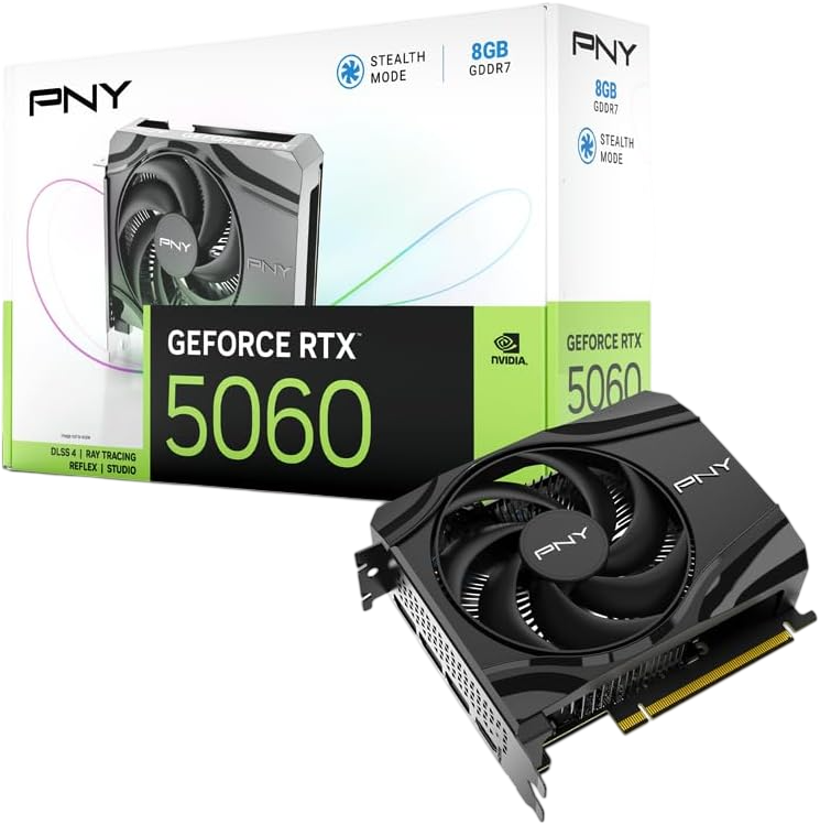  PNY GEFORCE RTX™ 5060 8GB GDDR7 Single Fan