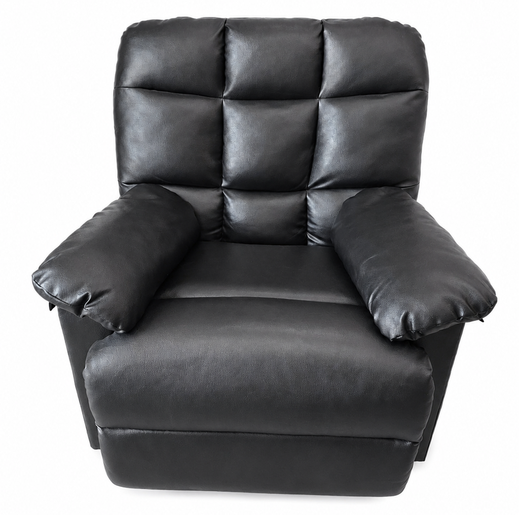 USED CHAIR SOFA BRAND DANUBE HOME BLACK