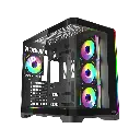 Twisted Minds FLUX Gaming Case Mid Tower 7 FANS ARGB - Black - TM-FLUX-B -