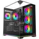 Twisted Minds Elite Gaming Case Mid Tower 4 FANS ARGB Included -Tempered Glass, Black - TM-Elite-B