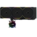 Lian Li HydroShift II LCD-C 360 Fanless  RGB LCD Display CPU Liquid Cooler - Black (Hydshift ii LCD-C 360 FL-B)