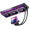 ProFlow SE 360mm BLACK AIO Liquid CPU Cooler, 4” Magnetic LCD Display, 480x480 Resolution, 300W TDP, ARGB Infinity Mirror Fans, Intel LGA1851/1700/115X & AMD AM4/AM5 Compatible 