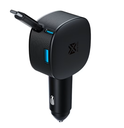 MYX PRO Zipvolt 78W 3-in-1 Retractable Car Charger (ZIPVOLT MCC-65W-C03B)