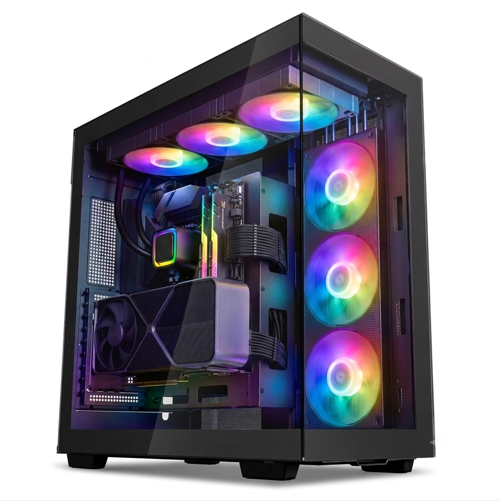 PC AMD Ryzen 7 9800X3D & GEFORCE RTX5070 GDDR7 & RAM 32GB 16X2 DDR5
