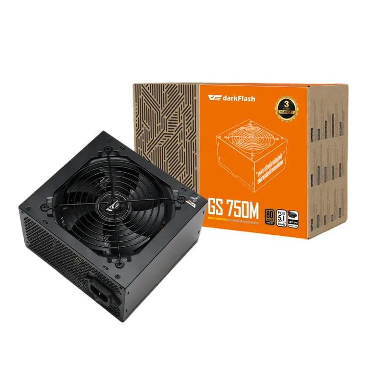 POWER SUPPLY DarkFlash GS750M 750W 80+ Bronze PCIe 5.1 Ready Full Modular