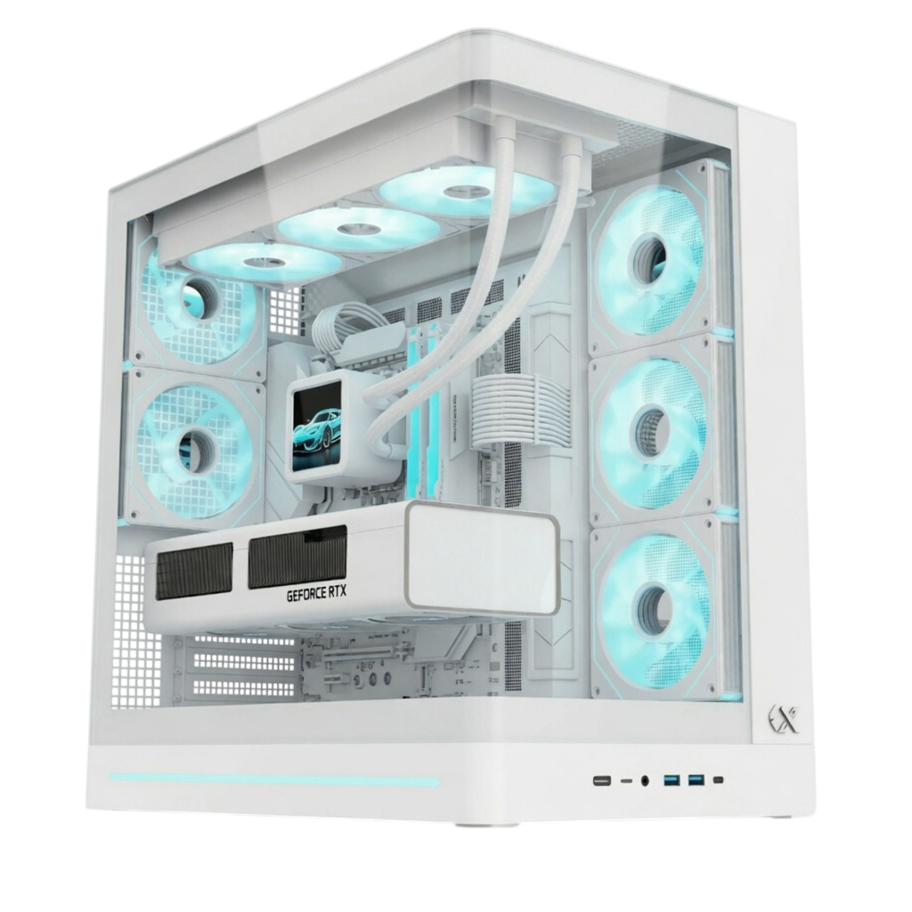  PC FULL WHITE AMD Ryzen 9800X3D & GeForce RTX5080 GDDR7