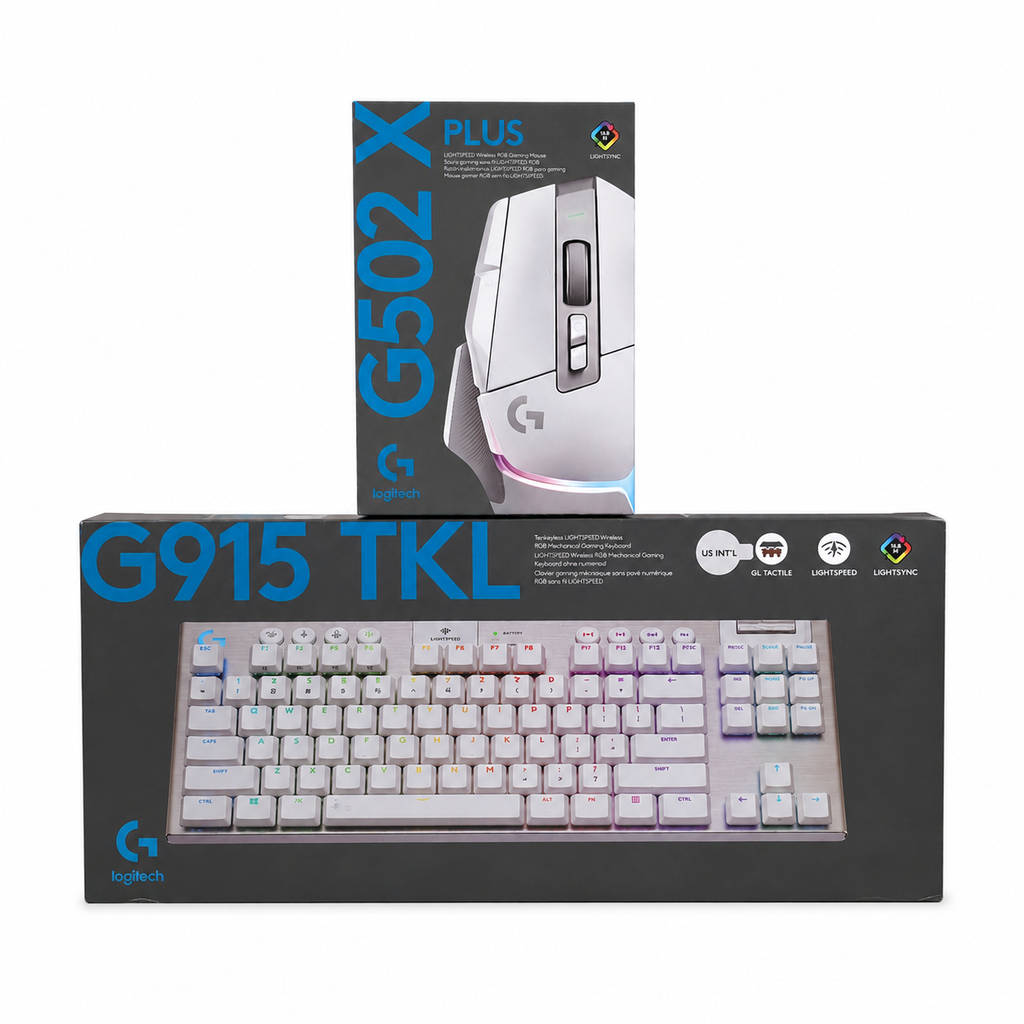 USED LOGITECH G915 TKL & USED LOGITECH  G502 X PLUS
