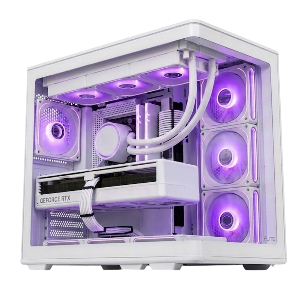 PC FULL WHITE AMD Ryzen 7 7800X3D & GEFORCE RTX5070 GDDR7 & RAM 32GB DDR5 6800MHz 