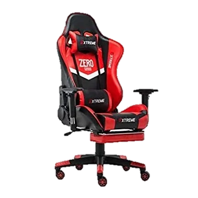 Extreme Zero Gaming Chair With Foot Rest RED