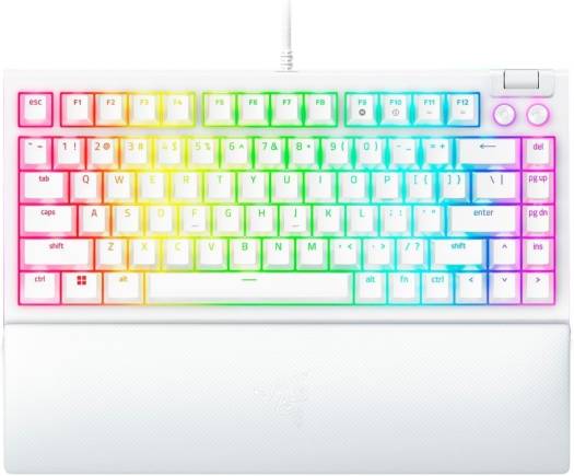 OPEN BOX Razer BlackWidow V4 75% Mechanical Gaming Keyboard-White