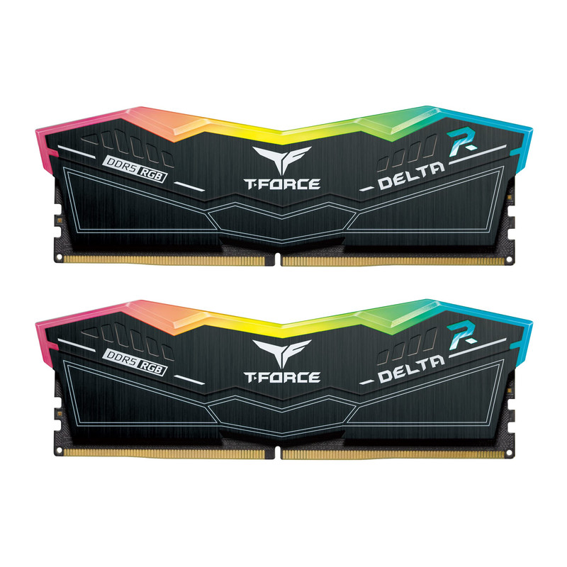 RAM TEAM T-FORCE 32GB 16X2 6000MHZ DDR5 RGB BLACK CL38