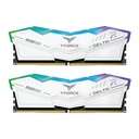 RAM T-FORCE RGB 32GB 16X2 6000MHz DDR5 - WHITE CL38-46-46-84 1.35V