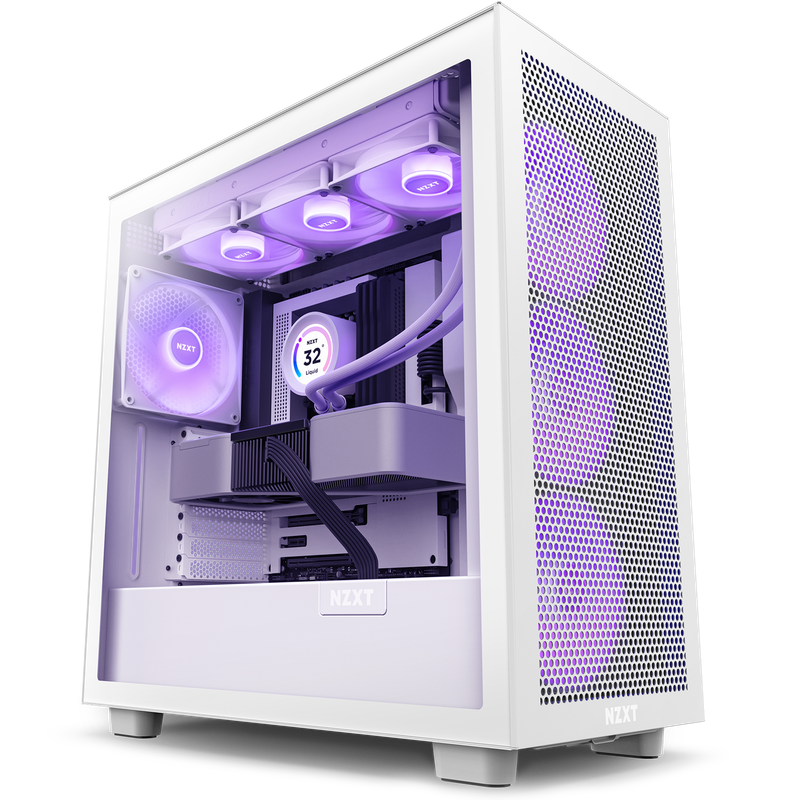 CASE NZXT H7 FLOW RGB WHITE