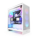 CASE NZXT H7 FLOW RGB WHITE ( 3 FANS F360 RGB Core included) 