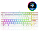 KEYBOARD REDRAGON K552 RGB WHITE (BLUE SWITCH)