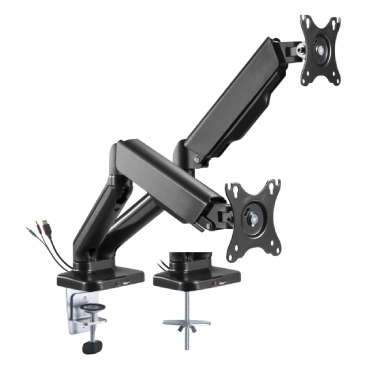 NAVODESK CONTROL DUAL MONITOR ARM - MODEL C PRO BLACK