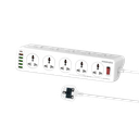 Promate Power Strip, 10 Ac Outlets, 6 Usb, 5m PowerMatrix-5m.uk