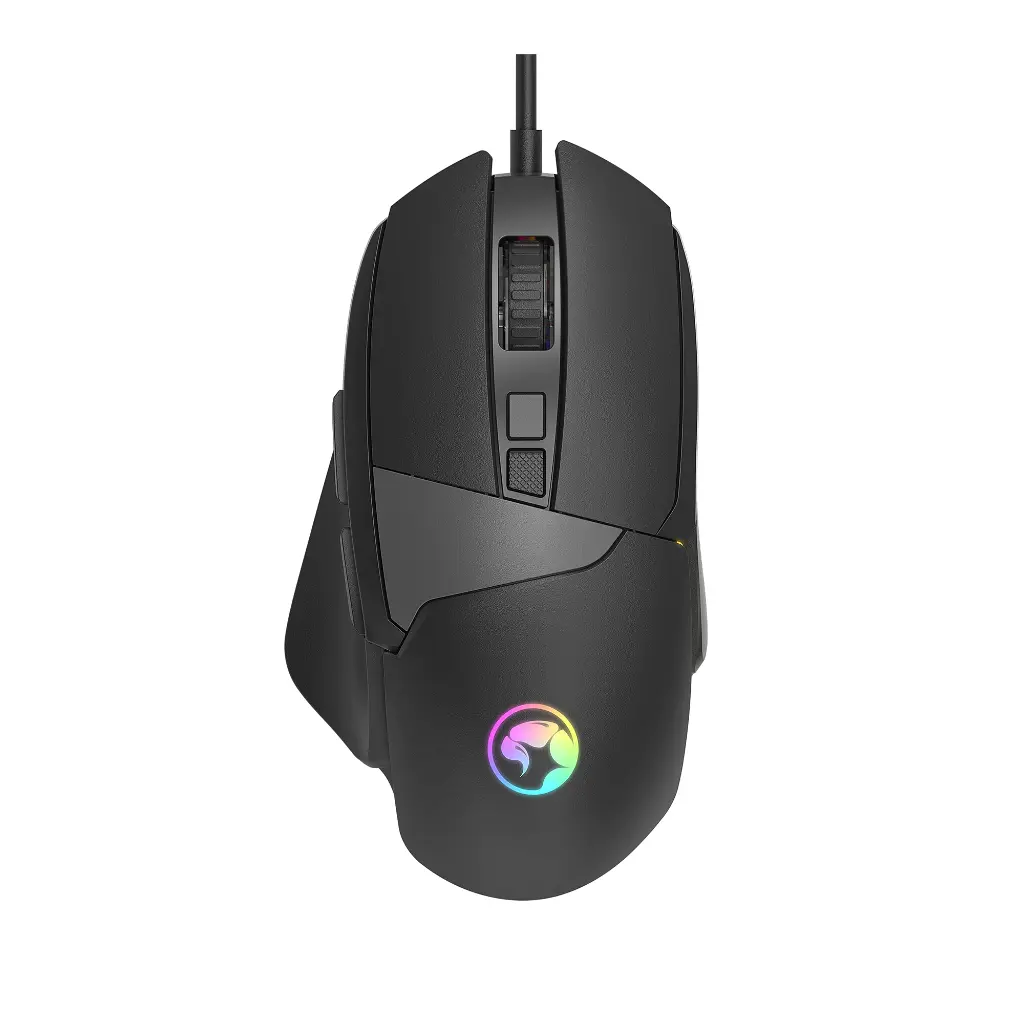 MARVO M411 Wired RGB Gaming Mouse - Black