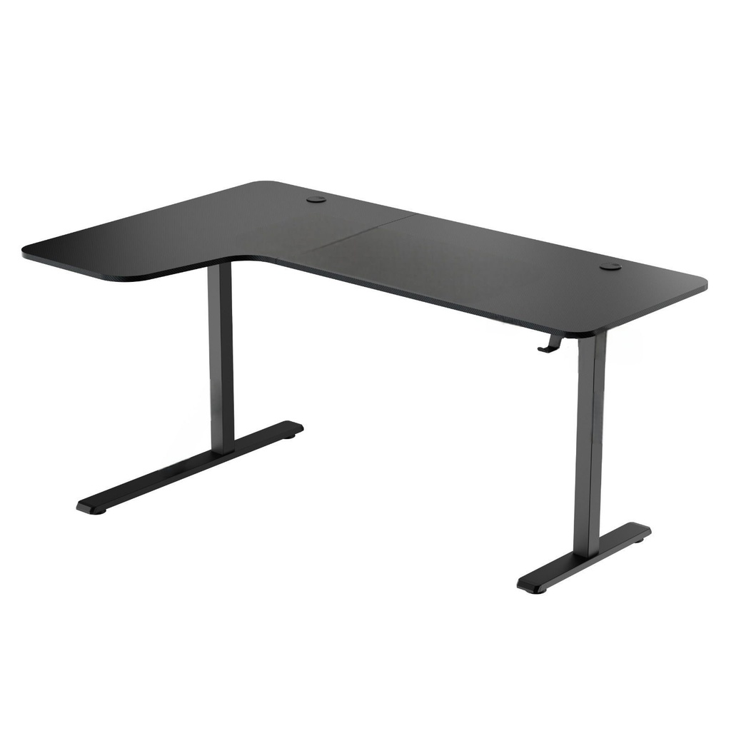 Gaming Table L-Shaped RGB MAF L220-160 BLACK ( 160 X 60 X 100 CM)