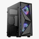 Aerocool Glider Cosmo TG Black Mid Tower Case