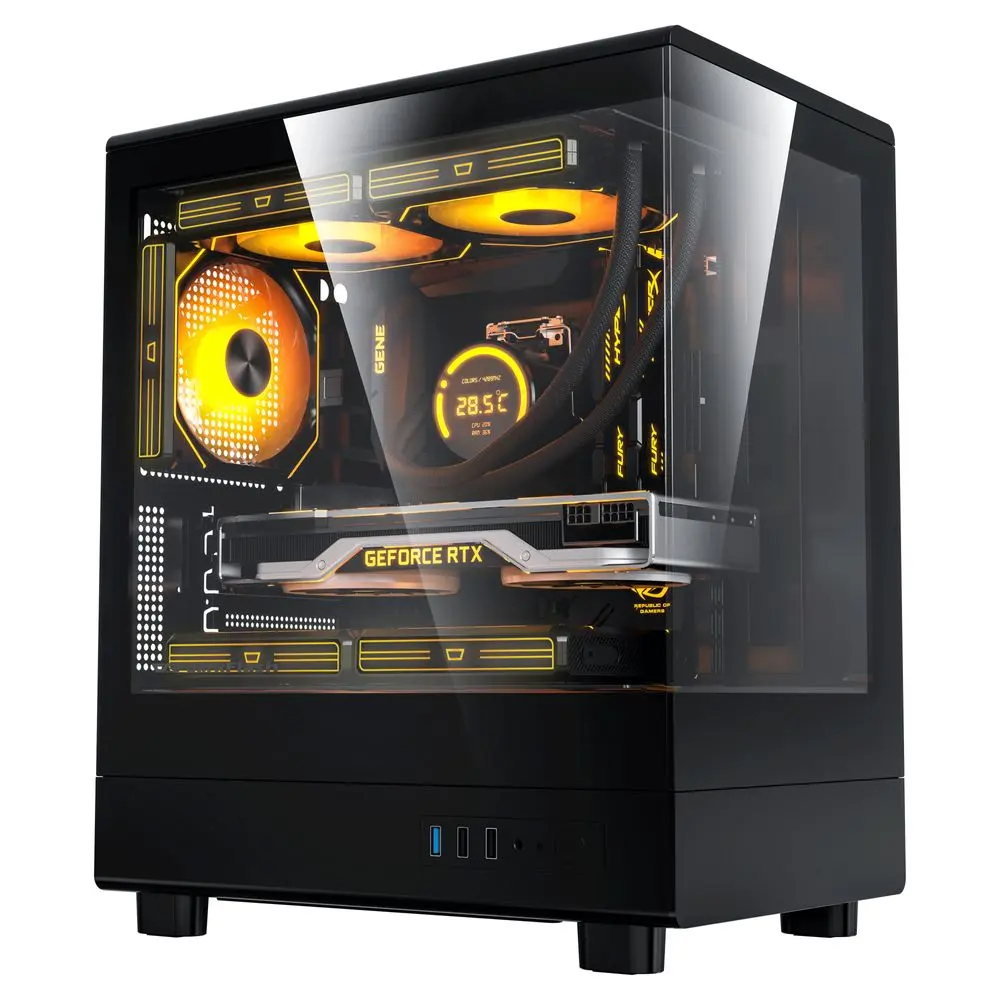 CASE darkFlash DB330M+650W PSU BLACK