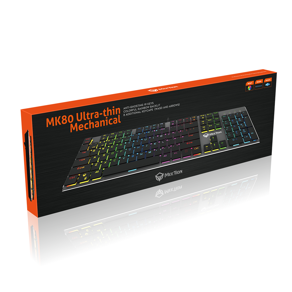 Mechanical Gaming Keyboard MEETION MK80 Rgb