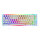 Womier K66A Mechanical White RGB Keyboard - Brown Switch