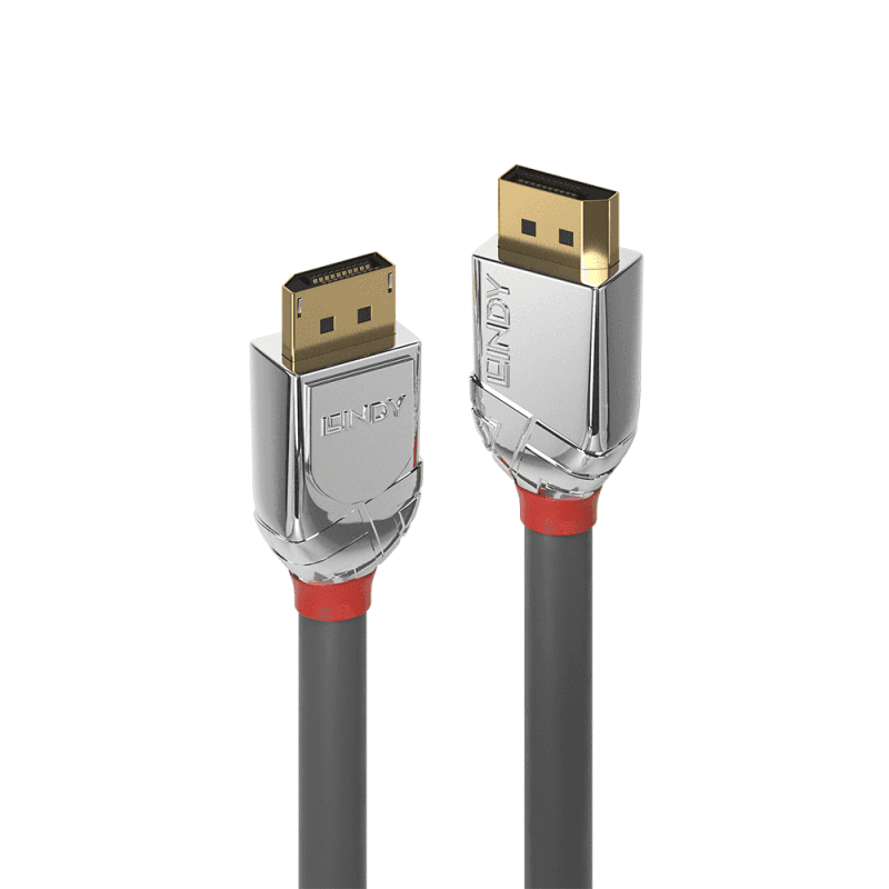 LINDY 2m DisplayPort 1.4 Cable, Cromo Line