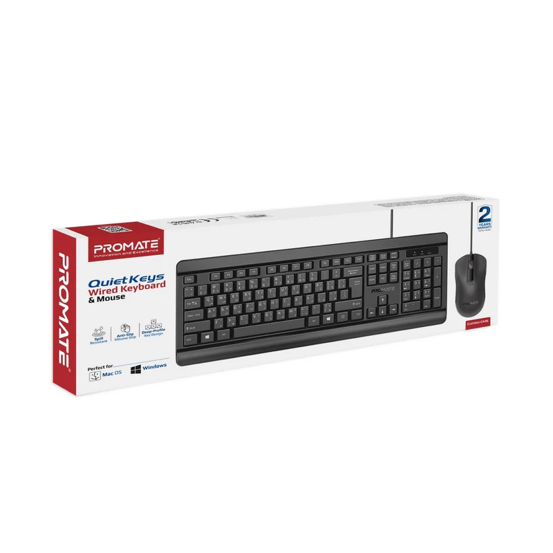 KEYBOARD AND MOUSE PROMATE COMBO-CM6