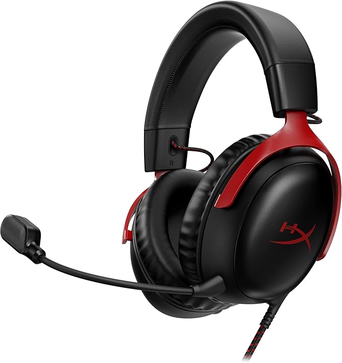   HyperX Cloud III BLACK & RED Wired