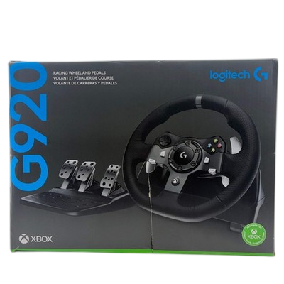    OPEN BOX Logitech G920 Driving Force Racing Wheel and  Floor Pedals for PC and XBOX