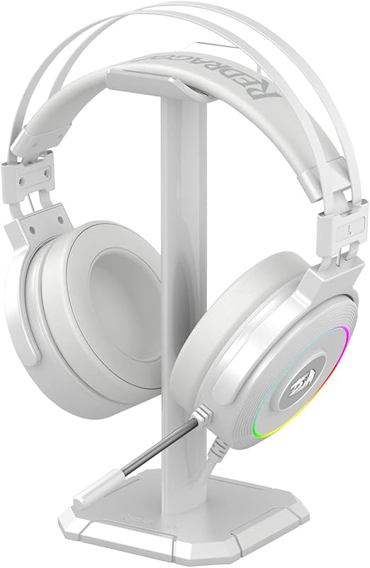 Redragon LAMIA 2 USB RGB Gaming Headset W/stand - White H320W