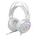 Redragon LAMIA 2 USB RGB Gaming Headset 7.1 included stand - White H320W