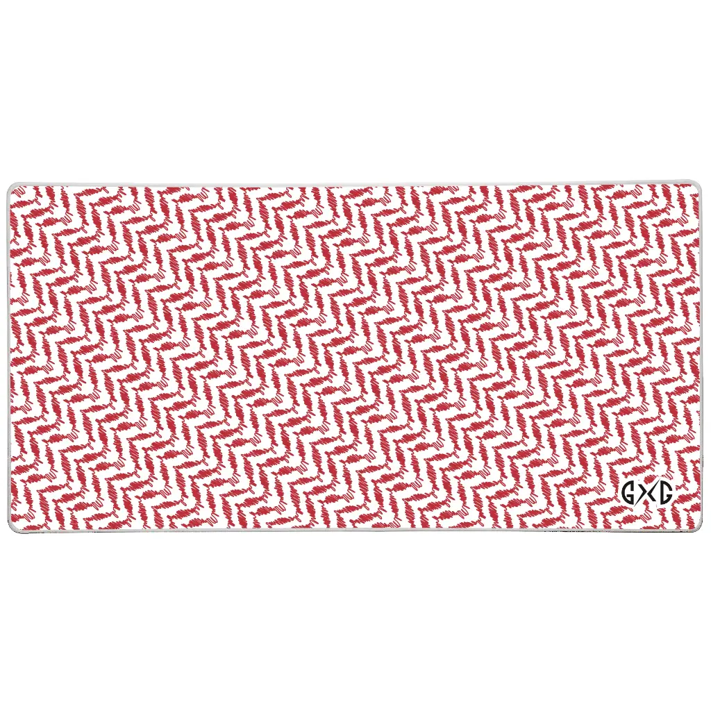 GXG Gaming Mouse PAD Shemagh RED 90x40cm 4mm مقاوم للماء شماغ أحمر (الإصدار الثاني)