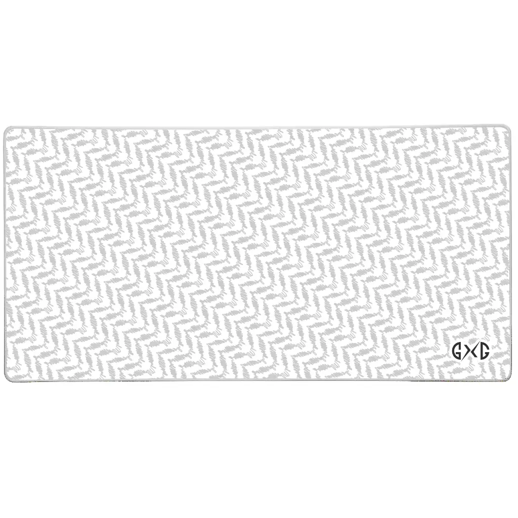 GXG Gaming Mouse PAD Shemagh white 90x40cm 4mm Waterproof - 2nd Generation